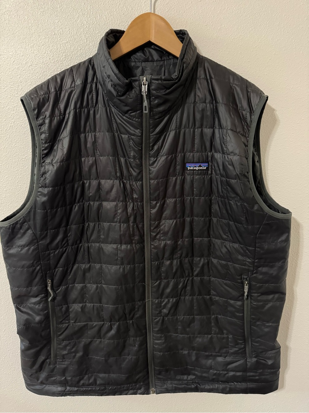 Patagonia Nano Puff Vest Forge Grey Primaloft Lightweight Gorpcore Outdoor-Large